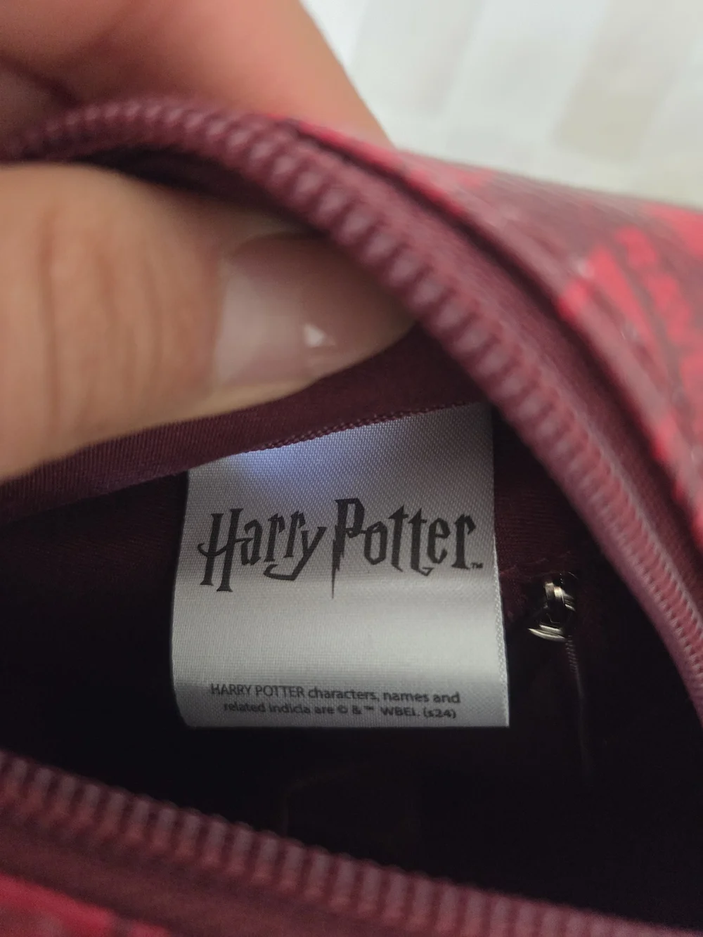 Hogwarts Harry Potter Red Faux Leather Mini Backpack With Coin Purse